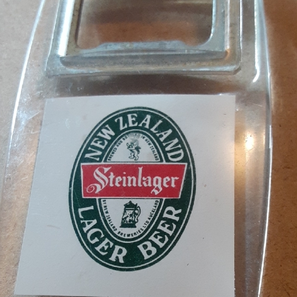 New Zealand Steinlager Lager Beer Bottle Opener